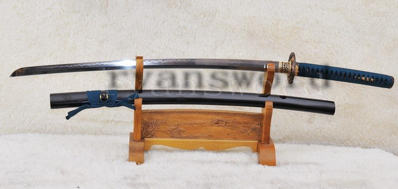 High Quality 1095 Carbon Steel Clay Tempered Japanese Sanmurai Katana Sword