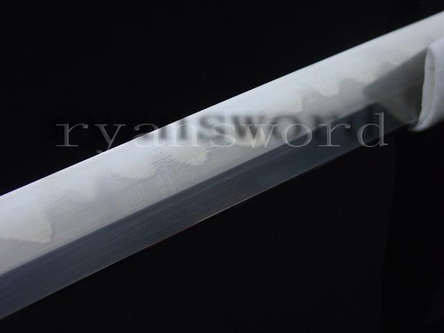 High Quality Clay Tempered+Abrasive 1095 Carbon Steel+Folded Steel+Iron Japanese Katana Sword