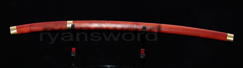 Hand Forged 1095 Carbon Steel Clay Tempered Japanese Samurai Shirasaya Sowrd