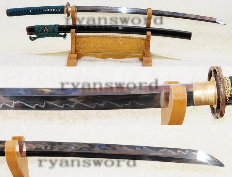 High Quality Maru 1095 Carbon Steel Clay Tempered Japanese Samurai Katana Sword