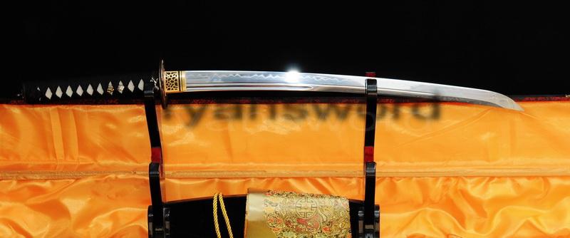 High Quality Clay Tempered 1095 Carbon Steel Japanese Samurai Wakizashi Sword