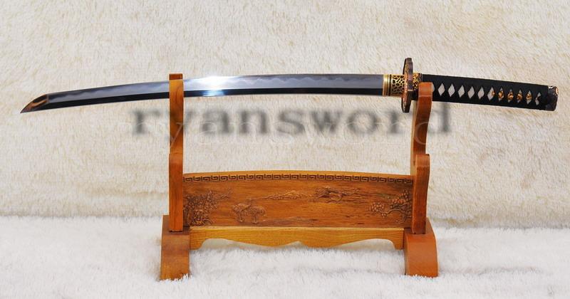 High Quality Shihozume Clay Tempered+Abrasive Japanese Samurai Sword Wakizashi