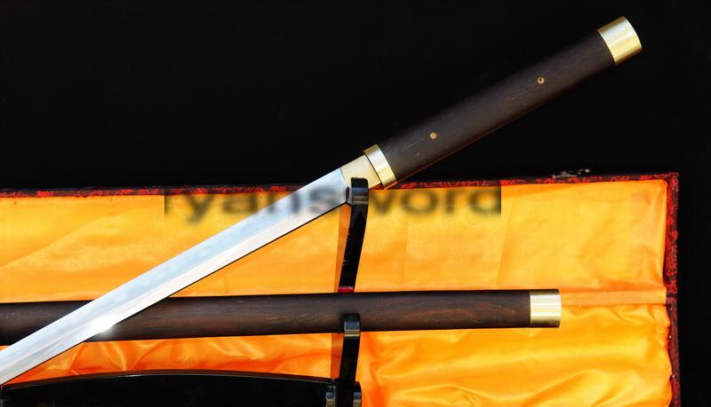 High Quality Combined Material Clay Tempered+Abrasive Japanese Ninja Sword