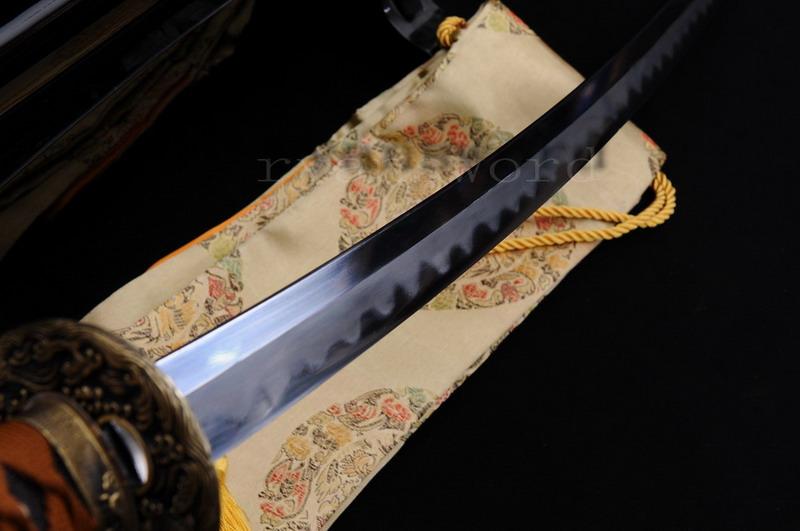 High Quality Shihuzume Clay Tempered Abrasive Ray Skin Saya Japanese Samurai Katana Sword