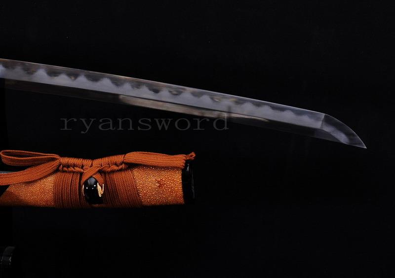 High Quality Shihuzume Clay Tempered Abrasive Ray Skin Saya Japanese Samurai Katana Sword