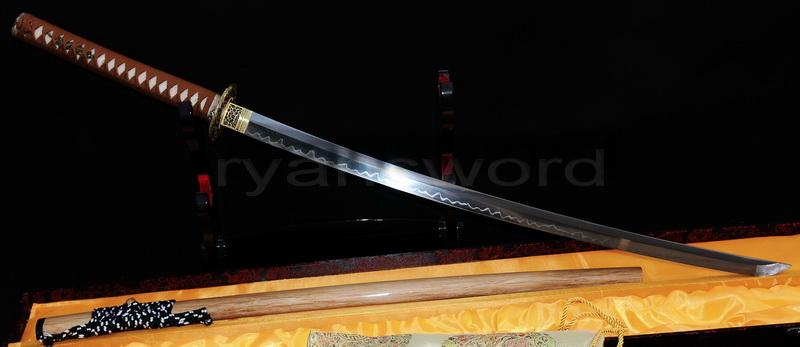 1095 Carbon Steel Clay Tempered Dragon Tsuba Japanese Samurai Sword Katana