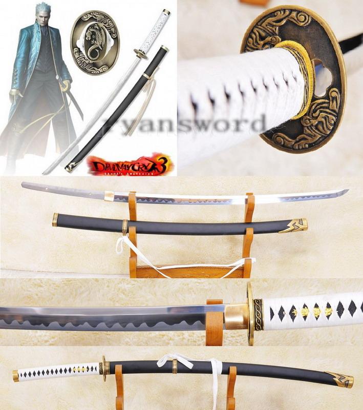 High Quality High Carbon Steel65288;Devil May Cry65289;Sword-Traditional Handmade Yamato In The Anime