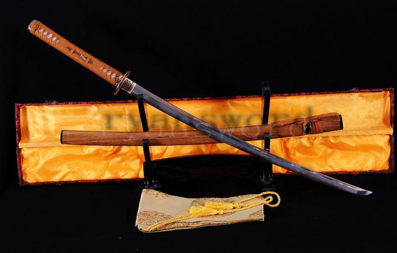 High Quality Shihuzume Clay Tempered Abrasive Japanese Samurai Katana Sword