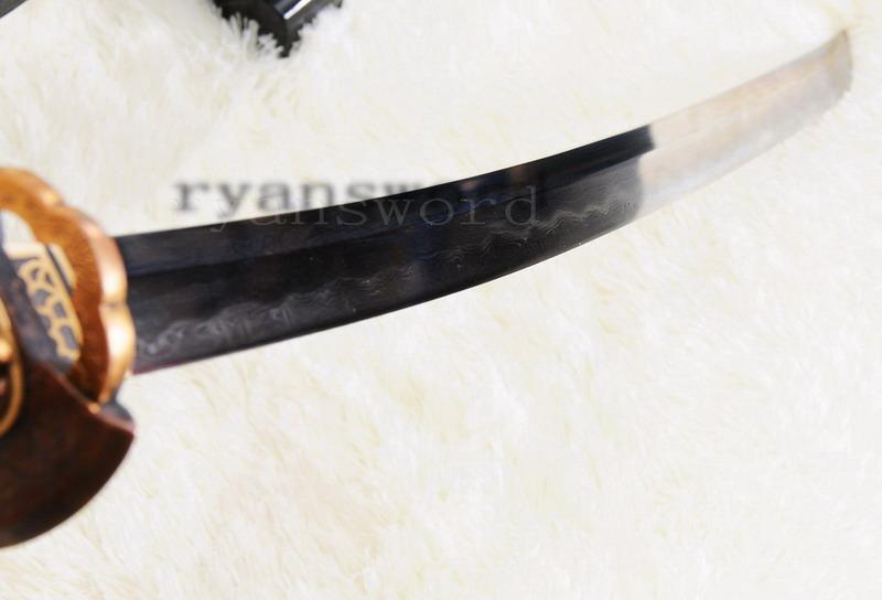 Hand Forged Folded Steel Honsanmai Clay Tempered Japanese Samurai Wakizashi Sword