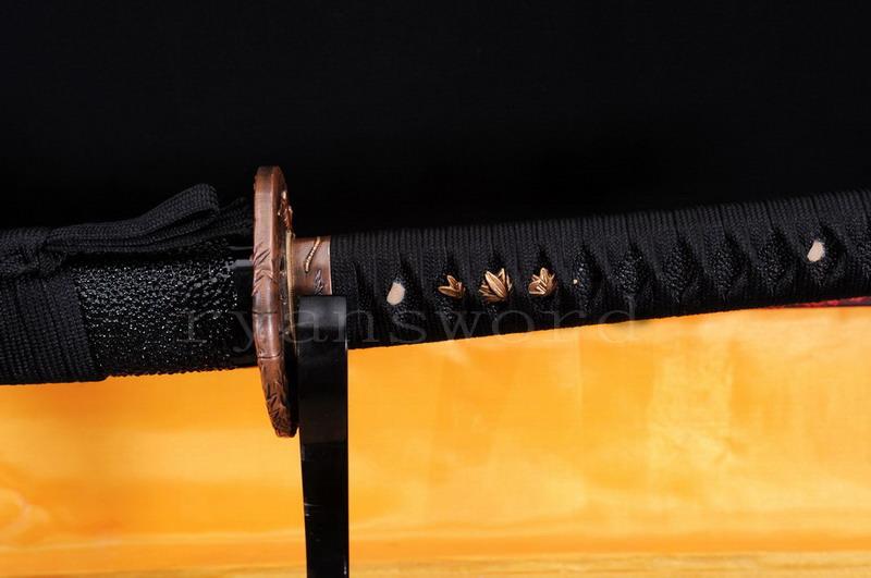 Handmade Honsanmai Clay Tempered Japanese Samurai Sword Katana
