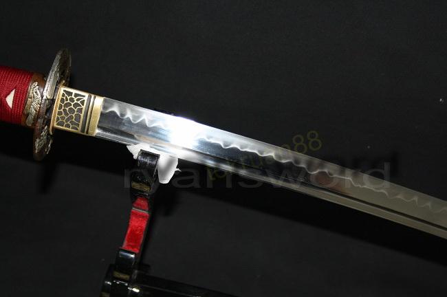 High Quality 1095 High Carbon Steel Clay Tempered Samurai Katana Sword