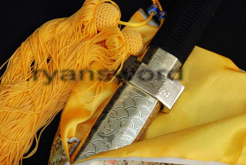 High Quality Folded Steel 1095 Carbon Steel Sanmai Chinese Sword