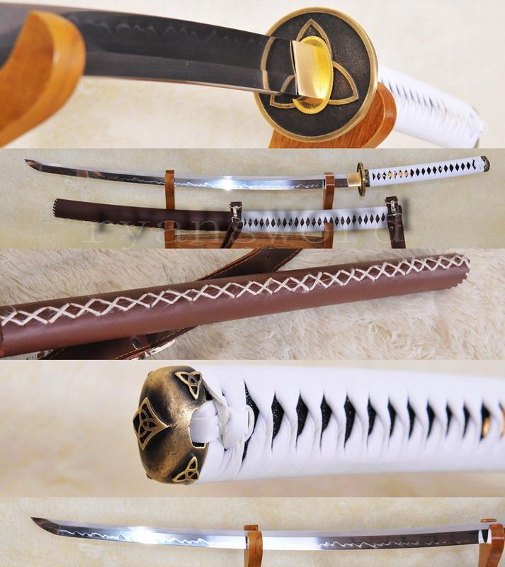 High Quality Handmade Clay Tempered Walking Dead Sword-Michonne'S Sword Katana
