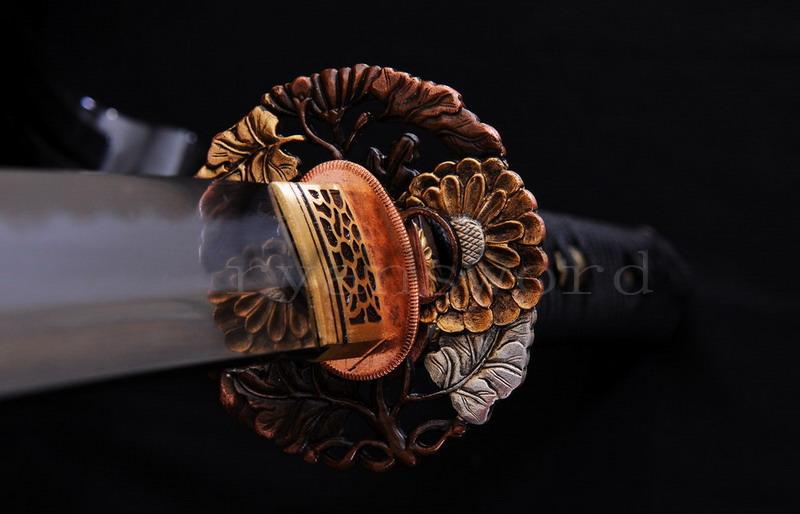 High Quality Handmade Shihozume Clay Tempered Abrasive Japanese Samurai Sword Katana