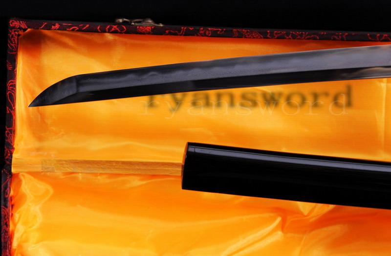 High Quality Handmade Shihozume Clay Tempered Abrasive Japanese Samurai Sword Katana