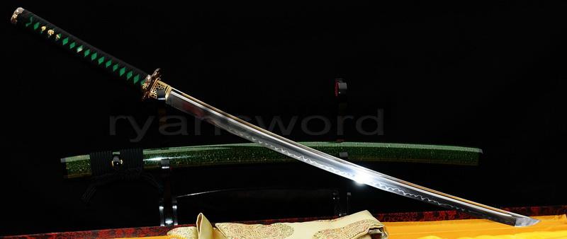 High Quality 1095carbon Steel Clay Tempered Japanese Katana Sword