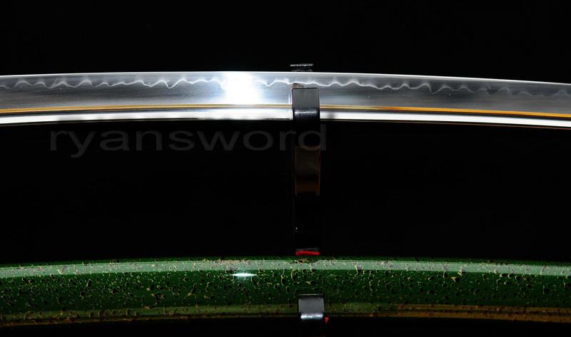 High Quality 1095carbon Steel Clay Tempered Japanese Katana Sword